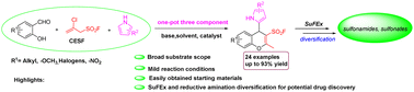 Graphical abstract: The construction of novel pyrrole-4H-chromene-embedded vinyl sulfonyl fluorides via a three-component process