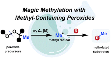 Graphical abstract: Magic methylation with methyl-containing peroxides