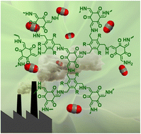 Graphical abstract: Novel CO2-philic porous organic polymers synthesized in water: a leap towards eco-sustainability