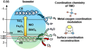Graphical abstract: Research progress on efficient and selective transition metal oxides for photoelectrochemical seawater splitting