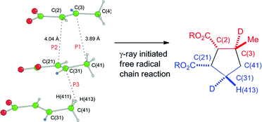 Graphical abstract: Stereospecific solid-state cyclodimerization of bis(trans-2-butenoato)calcium and triaquabis(trans-2-butenoato)magnesium