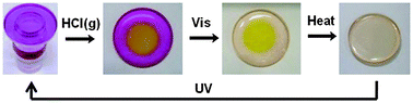 Graphical abstract: Photochromic spiropyran-embedded PDMS for highly sensitive and tunable optochemical gas sensing