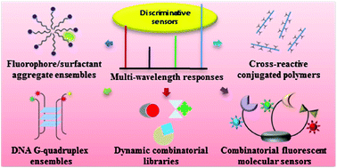 Graphical abstract: Single-system based discriminative optical sensors: different strategies and versatile applications