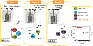 Graphical abstract: Unpredictable polymeric flow dynamics with reaction between HPAM and Al3+ by comparison between pre- and post-reaction fluid properties