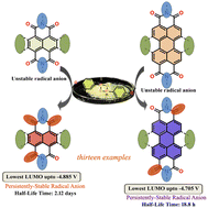 Graphical abstract: Synthesis, optical and redox attributes of core-/bay-substituted thionated NDIs, PDIs and their diverse radical anions