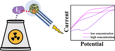 Graphical abstract: On site portable detection of gaseous I2 using green and pollution-free electrochemical methods