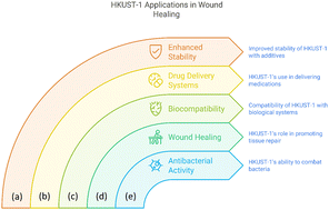 Graphical abstract: Harnessing the power of copper-based metal–organic framework (HKUST-1) nanostructures for advanced wound healing