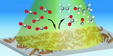 Graphical abstract: Reduction of carbon dioxide at a plasmonically active copper–silver cathode