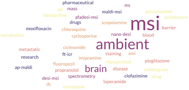 Graphical abstract: Recent developments and applications of ambient mass spectrometry imaging in pharmaceutical research: an overview