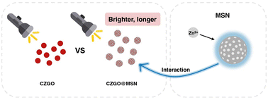 Graphical abstract: Small but bright: origin of the enhanced luminescence of ultrasmall ZnGa2O4:Cr3+ in mesoporous silica nanoparticles