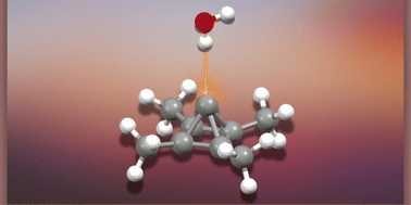 Graphical abstract: Evidence of strong O–H⋯C interactions involving apical pyramidane carbon atoms as hydrogen atom acceptors