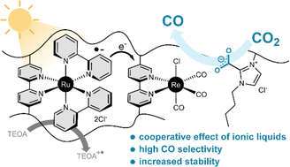 Graphical abstract: Polymerized ionic liquid Co-catalysts driving photocatalytic CO2 transformation