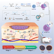 Graphical abstract: A smart drug delivery microgel system with phased intervention capabilities and dual physical state of use promotes healing of diabetic infected wounds