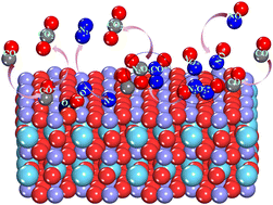 Graphical abstract: Combined insights from DFT and microkinetics into NO reduction by CO over an LaFeO3 perovskite