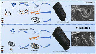 Graphical abstract: Fe3O4-loaded carbon nanotubes to enhance electromagnetic shielding of PAM/L hydrogels