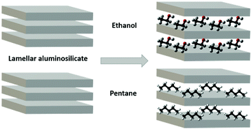 Graphical abstract: Vapor adsorption experiments as a characterization tool for layered catalysts