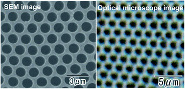 Graphical abstract: Self-ordered anodic porous alumina with inter-hole spacing over 1.5 μm