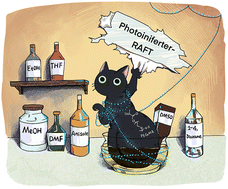 Graphical abstract: Solvent and temperature effects in the photoiniferter RAFT polymerisation of PEG methacrylate