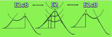 Graphical abstract: Theoretical insights into the E1cB/E2 mechanistic dichotomy of elimination reactions