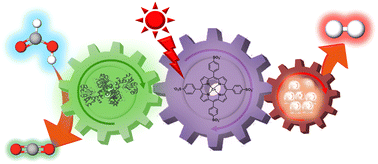 Graphical abstract: Visible-light responsive hydrogen production from formate with a photoredox system using enzymes and colloidal platinum nanoparticles
