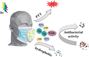 Graphical abstract: Novel Ru(ii)-photo-antibiotics for the development of infection-resistant mask coatings