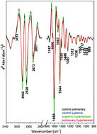 Graphical abstract: Plasma biomarkers of pulmonary hypertension identified by Fourier transform infrared spectroscopy and principal component analysis