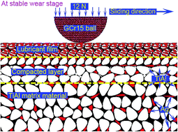 Graphical abstract: Tribological behavior of a TiAl matrix composite containing 10 wt% Ag investigated at four wear stages