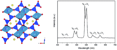 Graphical abstract: High-pressure synthesis, crystal structure and photoluminescence properties of a new terbium silicate: Na2Tb1.08Ca2.92Si6O18H0.8