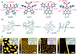 Graphical abstract: 1D nanowires of non-centrosymmetric molecular semiconductors grown by physical vapor deposition