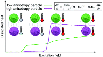 Graphical abstract: Individual particle heating of interacting magnetic nanoparticles at nonzero temperature