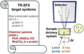 Graphical abstract: Time-resolved serial femtosecond crystallography for investigating structural dynamics of chemical systems