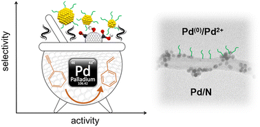 Graphical abstract: Toward decorrelation of surface oxygen groups from metal dispersion effects in Pd/C hydrogenation catalysts