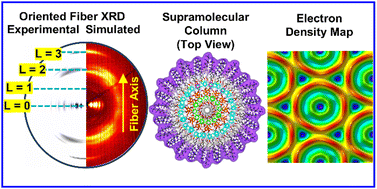 Graphical abstract: Porous helical supramolecular columns self-organized via the fluorophobic effect of a semifluorinated tapered dendron