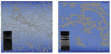Graphical abstract: Carbon particle aggregation for enhanced flow capacitive deionization