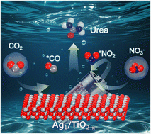 Graphical abstract: Combined catalyst–pathway design for efficient and green urea synthesis
