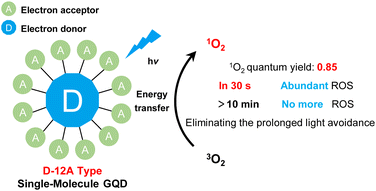 Graphical abstract: A single-molecule graphene quantum dot: a novel efficient photosensitizer for photodynamic cancer therapy