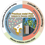 Graphical abstract: Precious-metal-free catalyst design strategies for stable anion-exchange membrane water electrolysis using seawater