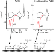 Graphical abstract: Electrochemical and FTIRS characterisation of NO adlayers on cyanide-modified Pt(111) electrodes: the mechanism of nitric oxide electroreduction on Pt