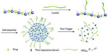 Graphical abstract: Redox-responsive self-assembled chain-shattering polymeric therapeutics