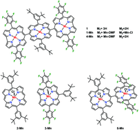 Graphical abstract: A tris-(manganese(iii))corrole–porphyrin–corrole triad: synthesis, characterization and catalytic epoxidation