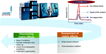 Graphical abstract: Overview, consequences, and strategies for overcoming matrix effects in LC-MS analysis: a critical review