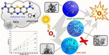 Graphical abstract: Incorporation of methylene blue into mesoporous silica nanoparticles for singlet oxygen generation