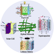 Graphical abstract: Hybrid polymer gels for energy applications