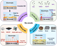 Graphical abstract: Recent advances of structural/interfacial engineering for Na metal anode protection in liquid/solid-state electrolytes