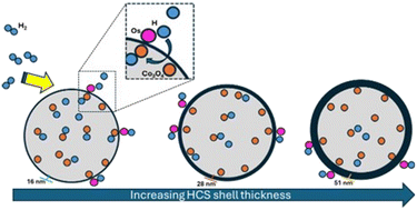 Graphical abstract: The effect of separation distance on hydrogen spillover in Os promoted Co@HCS catalysts