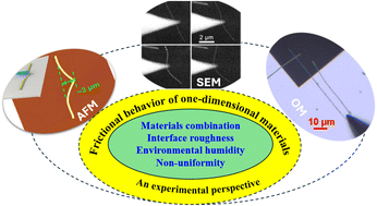 Graphical abstract: Frictional behavior of one-dimensional materials: an experimental perspective