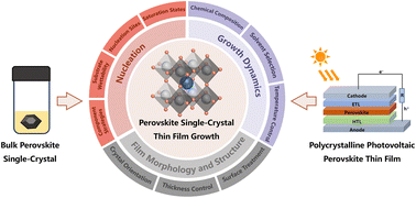 Graphical abstract: Mechanistic insights and optimization strategies for perovskite single-crystal thin film growth