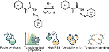 Graphical abstract: Thiosemicarbazones as versatile photoswitches with light-controllable supramolecular activity