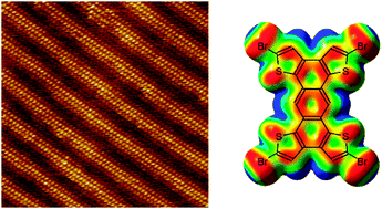 Graphical abstract: Halogen bonds as stabilizing interactions in a chiral self-assembled molecular monolayer