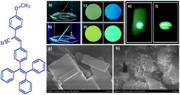 Graphical abstract: An aggregation-induced emission luminophore with multi-stimuli single- and two-photon fluorescence switching and large two-photon absorption cross section